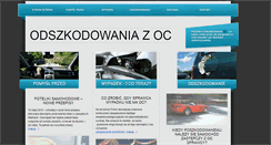 Desktop Screenshot of odszkodowania-oc.info